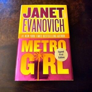 Metro Girl (Alex Barnaby Series #1) By Janet Evanovich, Signed First Edition